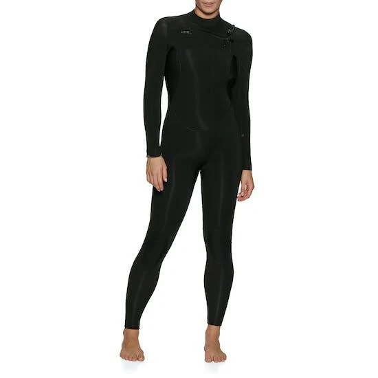 Xcel 4/3 Womens Comp Chest Zip Wetsuit Black 3 Xcel 4/3 Womens Comp Chest Zip Wetsuit Black