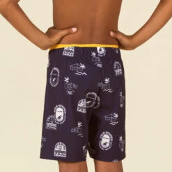 Boys’ Long Swimming Trunks 100 All Chin Black -Water Sports Store kd65825687c088af26b87bd347d78f11c