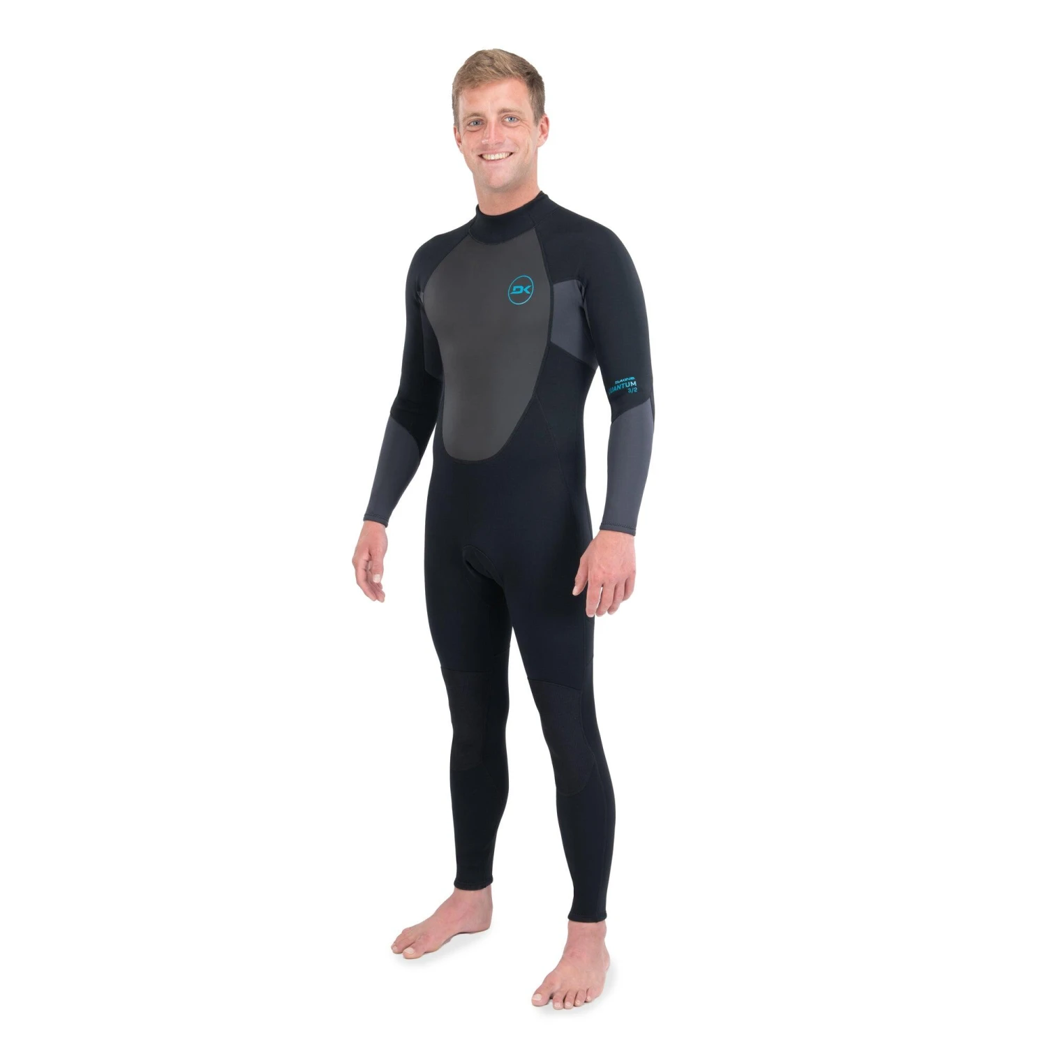 Dakine Mens Quantum Back Zip Full Suit 3/2mm (Black / Grey) 5 Dakine Mens Quantum Back Zip Full Suit 3/2mm (Black / Grey) - Image 3