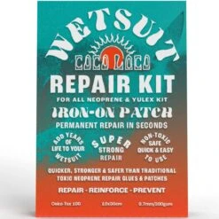 Coco Loco Wetsuit Repair Kit, Easy Iron On Patch For All Wetsuits & Drysuit