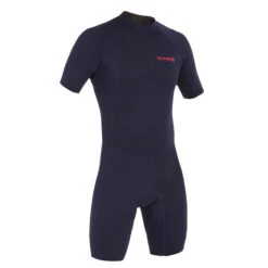 100 Men's 1.5mm Neoprene Shorty Surfing Wetsuit