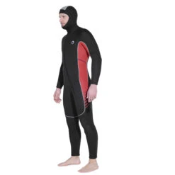 Men’s Diving Wetsuit With Hood 7 Mm Neoprene SCD 500 Black And Red -Water Sports Store ke9c9ee3cf427a744eae023a157369ba4