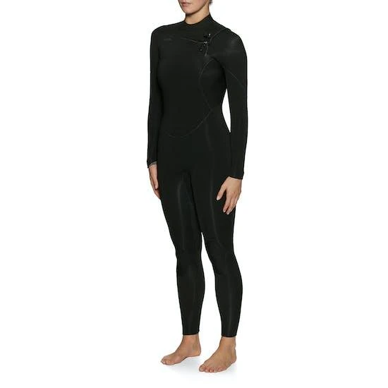 Xcel 4/3 Womens Comp Chest Zip Wetsuit Black 4 Xcel 4/3 Womens Comp Chest Zip Wetsuit Black - Image 2