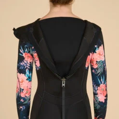 GIRL'S SURFING WETSUIT 500 4/3 MM BLACK RED 18 GIRL'S SURFING WETSUIT 500 4/3 MM BLACK RED -Water Sports Store kf438aa642969836b79db1676b2924658