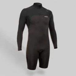 Men's Surfing Neoprene Long Sleeve No Zip Shorty Wetsuit 900 1.5 Mm