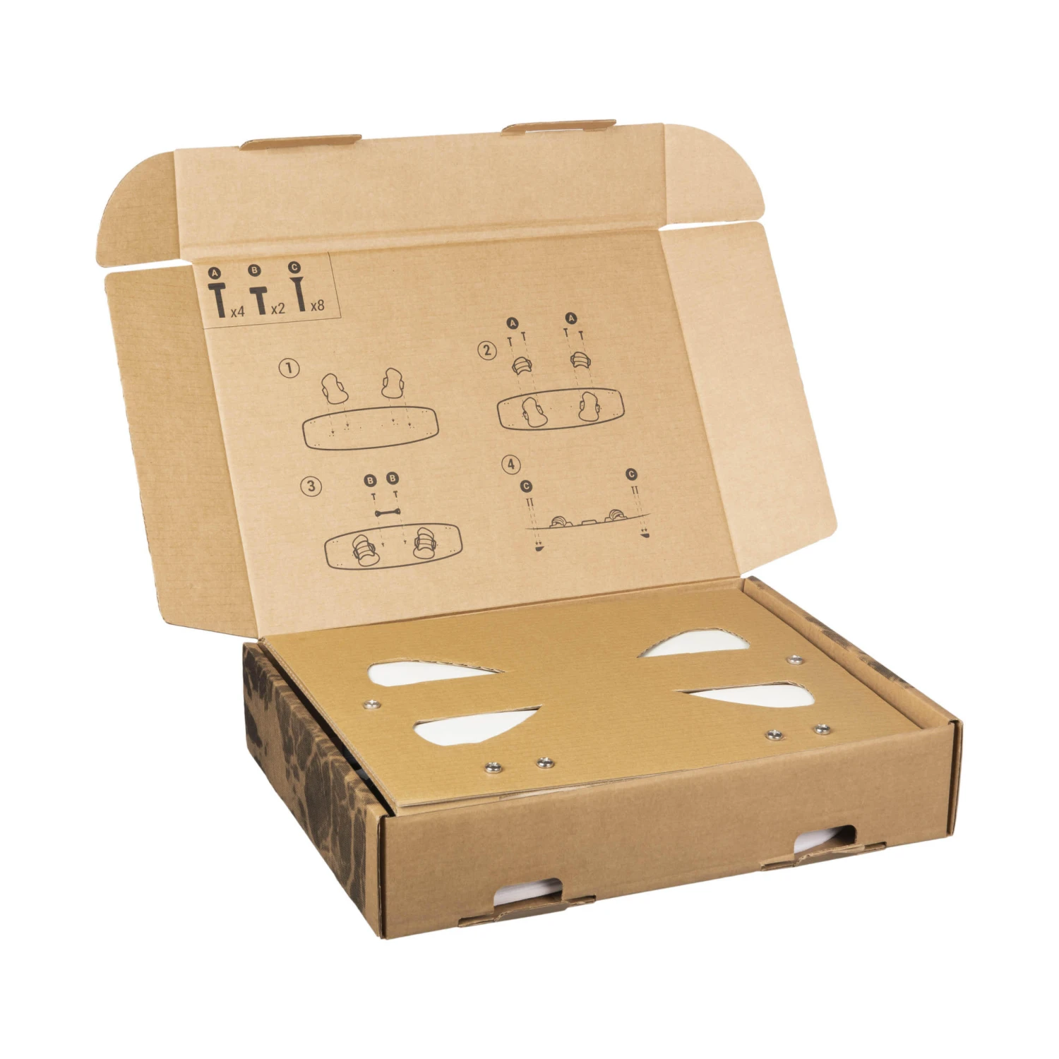 KITESURFING BOARD “TWIN-TIP 500" - CARBON 18 KITESURFING BOARD “TWIN-TIP 500" - CARBON - Image 16